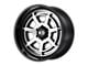 XD Bones Gloss Black Machined Face Wheel; 20x10 (20-24 Jeep Gladiator JT)