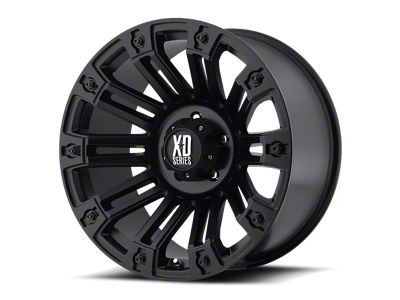 XD Brigade Satin Black Wheel; 20x10; -24mm Offset (20-24 Jeep Gladiator JT)