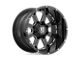 XD Buck 25 Gloss Black Milled Wheel; 20x10 (20-24 Jeep Gladiator JT)
