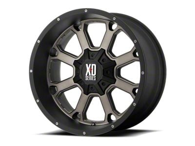 XD Buck 25 Matte Black Dark Tint Wheel; 20x14 (20-24 Jeep Gladiator JT)