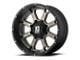 XD Buck 25 Matte Black Dark Tint Wheel; 20x14; -76mm Offset (20-24 Jeep Gladiator JT)