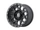 XD Bully Satin Black with Reinforcing Ring Wheel; 18x9; 18mm Offset (20-24 Jeep Gladiator JT)