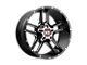XD Clamp Gloss Black Milled Wheel; 20x9 (20-24 Jeep Gladiator JT)