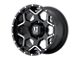 XD Crux Gloss Black Milled Wheel; 18x9 (20-24 Jeep Gladiator JT)