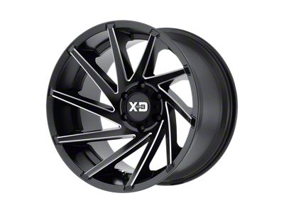 XD Cyclone Satin Black Milled Wheel; 20x9; 18mm Offset (20-24 Jeep Gladiator JT)