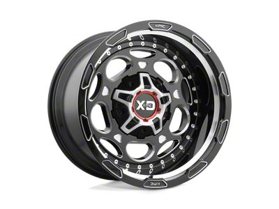 XD Demodog Gloss Black Milled Wheel; 20x9; 0mm Offset (20-24 Jeep Gladiator JT)