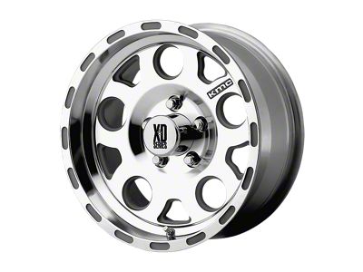 XD Enduro Machined Wheel; 17x9; -6mm Offset (20-24 Jeep Gladiator JT)