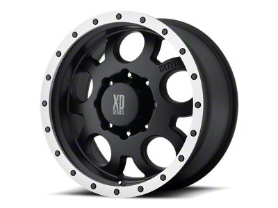 XD Enduro Matte Black with Machined Reinforcing Ring Wheel; 20x9 (20-24 Jeep Gladiator JT)