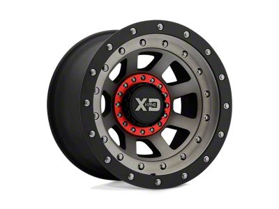 XD FMJ Satin Black Dark Tint Wheel; 20x10; -18mm Offset (20-24 Jeep Gladiator JT)