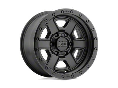 XD Fusion Off-Road Satin Black Wheel; 17x9 (20-24 Jeep Gladiator JT)