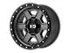 XD Fusion Off-Road Satin Gray with Satin Black Lip Wheel; 17x9 (20-24 Jeep Gladiator JT)