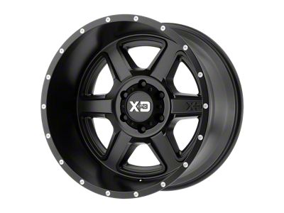 XD Fusion Satin Black Wheel; 20x9; 18mm Offset (20-24 Jeep Gladiator JT)