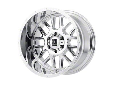 XD Grenade Chrome Wheel; 18x9; -12mm Offset (20-24 Jeep Gladiator JT)