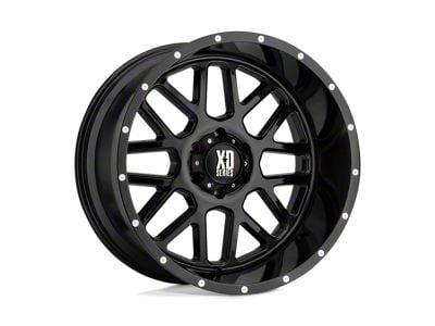 XD Grenade Gloss Black Wheel; 20x9; 18mm Offset (20-24 Jeep Gladiator JT)