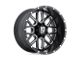 XD Grenade Satin Black Milled Wheel; 20x9; 0mm Offset (20-24 Jeep Gladiator JT)