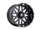 XD Grenade Satin Black Wheel; 17x8.5; 0mm Offset (20-24 Jeep Gladiator JT)