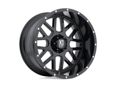 XD Grenade Satin Black Wheel; 18x9; 18mm Offset (20-24 Jeep Gladiator JT)