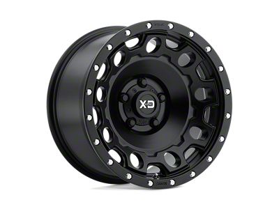 XD Holeshot Satin Black Wheel; 17x8.5 (20-24 Jeep Gladiator JT)