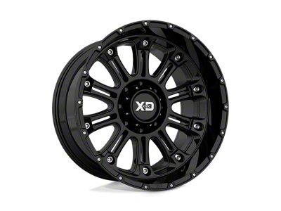 XD Hoss II Gloss Black Wheel; 20x9; 0mm Offset (20-24 Jeep Gladiator JT)