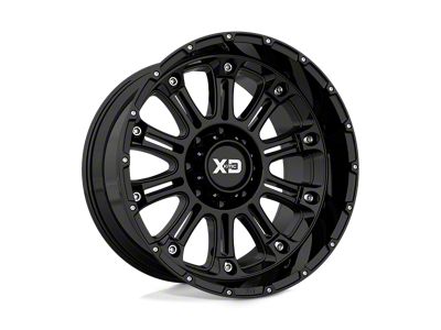 XD Hoss II Gloss Black Wheel; 22x12 (20-24 Jeep Gladiator JT)