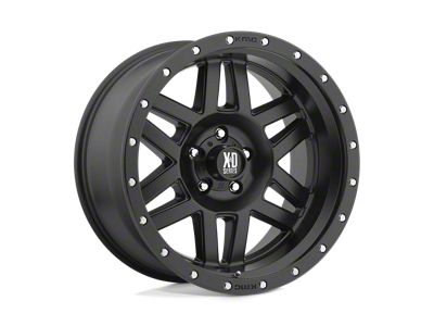 XD Machete Satin Black with Reinforcing Ring Wheel; 18x9 (20-24 Jeep Gladiator JT)