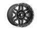 XD Machete Satin Black with Reinforcing Ring Wheel; 18x9; 18mm Offset (20-24 Jeep Gladiator JT)