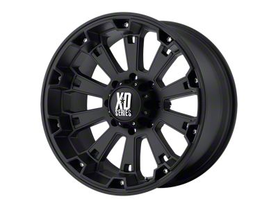 XD Misfit Matte Black Wheel; 20x9; 0mm Offset (20-24 Jeep Gladiator JT)