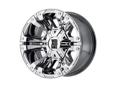 XD Monster II PVD Chrome Wheel; 18x10 (20-24 Jeep Gladiator JT)