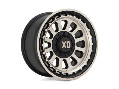 XD Omega Satin Black with Bronze Tint Wheel; 17x9 (20-24 Jeep Gladiator JT)
