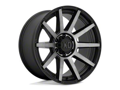 XD Outbreak Satin Black with Gray Tint Wheel; 18x9; 0mm Offset (20-24 Jeep Gladiator JT)