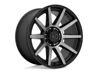 XD Outbreak Satin Black with Gray Tint Wheel; 22x10 (20-24 Jeep Gladiator JT)