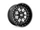 XD Outlander Gloss Black Milled Wheel; 22x10; -18mm Offset (20-24 Jeep Gladiator JT)