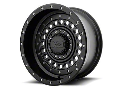 XD Panzer Satin Black Wheel; 17x9; -12mm Offset (20-24 Jeep Gladiator JT)