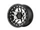 XD Recon Satin Black Machined Wheel; 18x8.5; 0mm Offset (20-24 Jeep Gladiator JT)