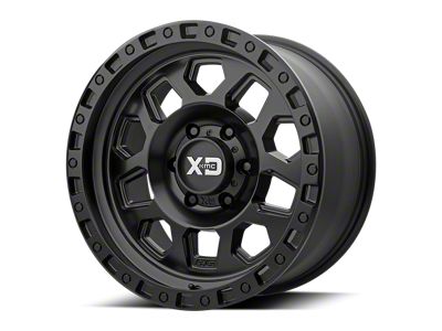 XD RG2 Satin Black Wheel; 17x9 (20-24 Jeep Gladiator JT)