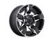 XD Rockstar II Matte Black Machined Wheel; 20x12; -44mm Offset (20-24 Jeep Gladiator JT)