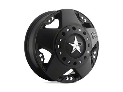 XD Rockstar Matte Black Wheel; 17x8; 10mm Offset (20-24 Jeep Gladiator JT)