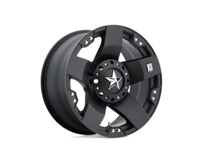 XD Rockstar Matte Black Wheel; 20x12; -44mm Offset (20-24 Jeep Gladiator JT)