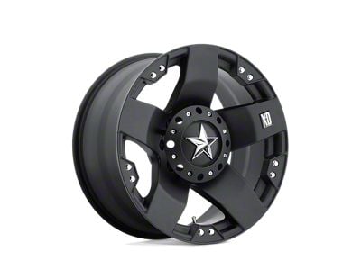 XD Rockstar Matte Black Wheel; 20x12 (20-24 Jeep Gladiator JT)