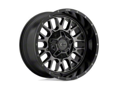 XD Snare Gloss Black with Gray Tint Wheel; 20x9; 0mm Offset (20-24 Jeep Gladiator JT)