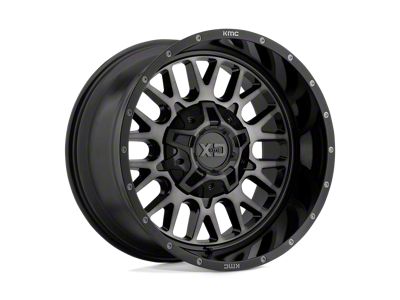 XD Snare Gloss Black with Gray Tint Wheel; 20x9 (20-24 Jeep Gladiator JT)