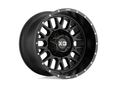 XD Snare Satin Black Wheel; 20x9; 0mm Offset (20-24 Jeep Gladiator JT)