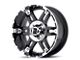 XD Spy Gloss Black Machined Wheel; 20x8.5 (20-24 Jeep Gladiator JT)