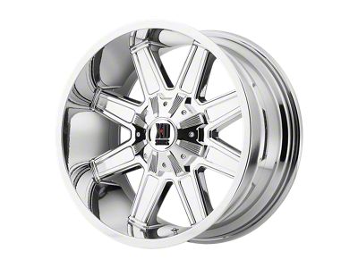 XD Trap PVD Chrome Wheel; 18x10; -24mm Offset (20-24 Jeep Gladiator JT)