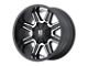 XD Trap Satin Black with Machined Face Wheel; 20x9; 0mm Offset (20-24 Jeep Gladiator JT)