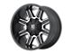 XD Trap Satin Black with Machined Face Wheel; 20x9; 18mm Offset (20-24 Jeep Gladiator JT)