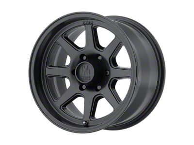 XD Turbine Satin Black Wheel; 17x8.5; -6mm Offset (20-24 Jeep Gladiator JT)