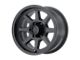 XD Turbine Satin Black Wheel; 17x8.5 (20-24 Jeep Gladiator JT)