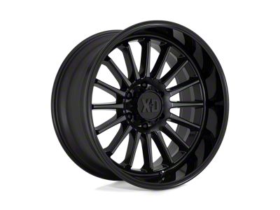 XD Whiplash Gloss Black with Gray Tint Wheel; 20x10 (20-24 Jeep Gladiator JT)