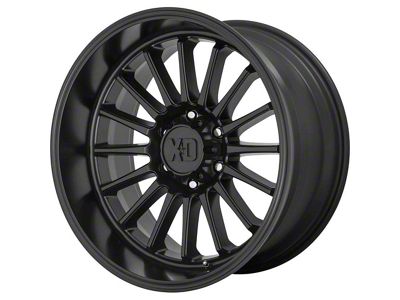 XD Whiplash Satin Black Wheel; 20x9 (20-24 Jeep Gladiator JT)